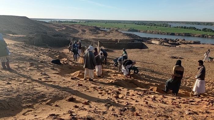 Wykopaliska na stanowisku archeologicznym w Starej Dongoli, źródło: UPP