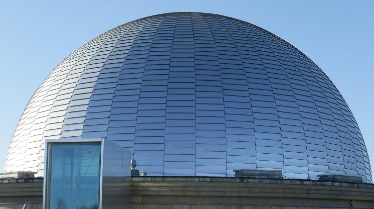 28.12.2023. Planetarium Śląskiego Parku Nauki w Chorzowie. Fot. PAP/Zbigniew Meissner